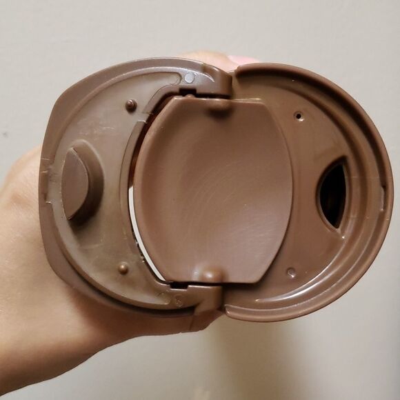 𝅺STARBUCKS 2009 Brown Siren Hot Plastic Tumbler 12 - Picture 3 of 6